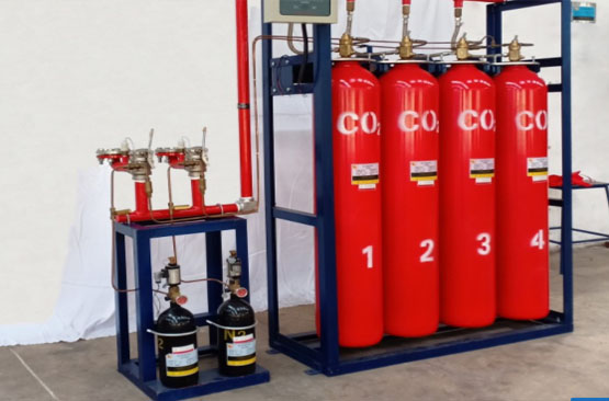 针对不同场所七氟丙烷气体灭火系统的应用